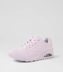 Women SKECHERS Sneakers|Wedges-73690 Uno Orchid Ice Durabuck Sneakers
