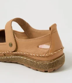 Women COLORADO Comfort|Wedges-Aimey Light Tan Leather Flat Shoes