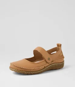 Women COLORADO Comfort|Wedges-Aimey Light Tan Leather Flat Shoes