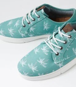 COLORADO Sneakers|Casuals-Albatross Mw Green Printed Canvas Sneakers
