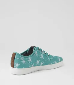 COLORADO Sneakers|Casuals-Albatross Mw Green Printed Canvas Sneakers