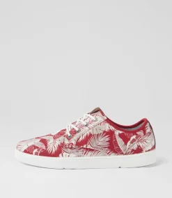 COLORADO Sneakers|Casuals-Albatross Mw Red Printed Canvas Eva Sneakers