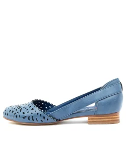 Women I LOVE BILLY Flats-ALKOXY IL DENIM SMOOTH