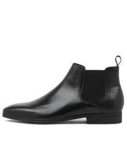 COLORADO CRAFTSMAN Boots|Dress Shoes-Alpha Black Leather Chelsea Boots