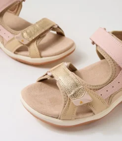Women COLORADO Comfort|Flats-Alpine Mauve Metallic Leather Sandals