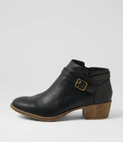 Women I LOVE BILLY Boots-Altoner Black Ankle Boots