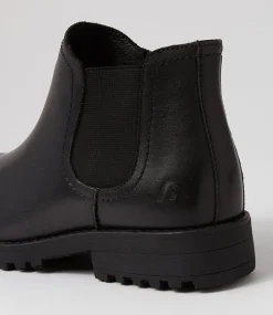 Women COLORADO Boots|Comfort-Amo Black Leather Ankle Boots