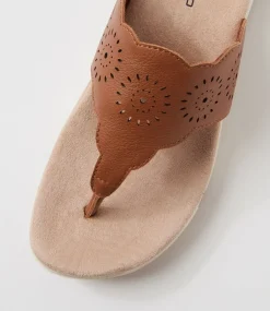 Women COLORADO Comfort|Slides-Aneto Tan Leather Slides