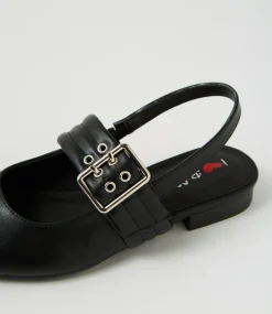 Women I LOVE BILLY Flats-Angelli Black Flat Shoes