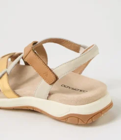 Women COLORADO Comfort|Flats-Ankaro Tan Nude Leather Sandals