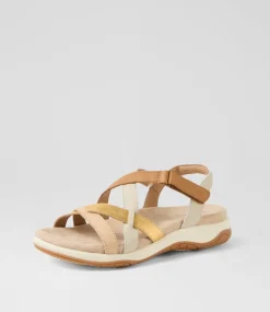 Women COLORADO Comfort|Flats-Ankaro Tan Nude Leather Sandals