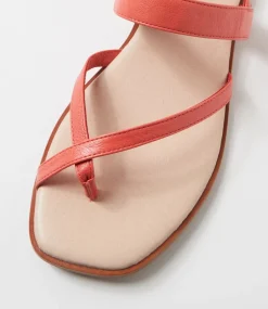 Women DIANA FERRARI Flats|Sandals-Anord Melon Leather Sandals