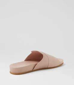 Women DIANA FERRARI Flats|Sandals-Anui Nude Leather Sandals