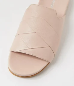 Women DIANA FERRARI Flats|Sandals-Anui Nude Leather Sandals