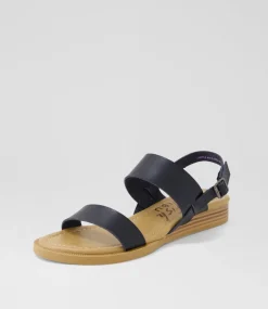 Women BLOWFISH Flats|Sandals-Arcadia Black Sandals