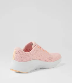 Women SKECHERS Sneakers-Arch Fit 2 Big League Pink Multi Mesh Sneakers