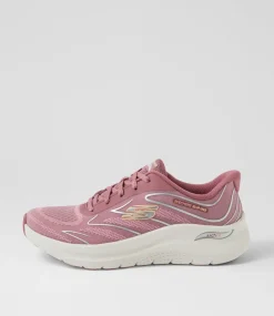 Women SKECHERS Sneakers-Arch Fit 2 Dark Mauve Mesh Sneakers