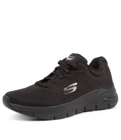 Women SKECHERS Sneakers-ARCH FIT BIG APPEAL BLACK BLACK SNEAKERS