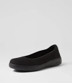 Women SKECHERS Sneakers-Arch Fit Inspire Black Knit Sneakers