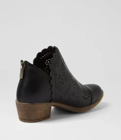 Women I LOVE BILLY Boots-Arino Black Ankle Boots