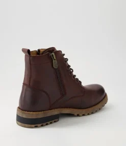 Women COLORADO Boots|Comfort-Arjo Mocca Leather Ankle Boots