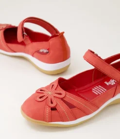 Women I LOVE BILLY Flats-Arkour Rust Nubuck Pu Flat Shoes