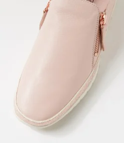 Women DIANA FERRARI Flats-Ashli Dusty Pink Rose Metallic Mix Flat Shoes
