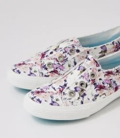 Women BLOWFISH Sneakers-Aussie Off White Boho Canvas Sneakers
