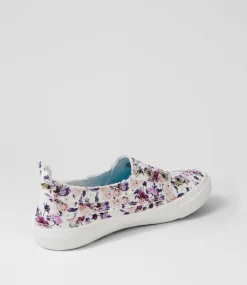 Women BLOWFISH Sneakers-Aussie Off White Boho Canvas Sneakers
