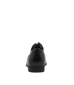 COLORADO CRAFTSMAN Dress Shoes-Azzure Black Leather Lace Up Flats