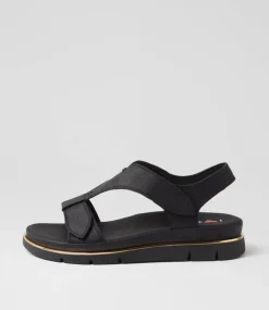 Women I LOVE BILLY Flats|Sandals-Baer Black Sandals
