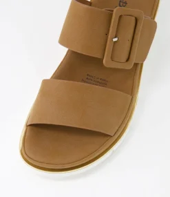 Women I LOVE BILLY Slides|Wedges-Barana Tan Slides