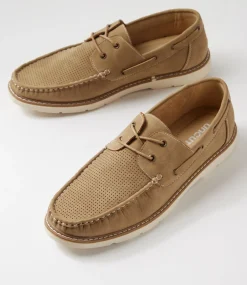 UNCUT Casuals-Barnaby Brown Lace Up Flats