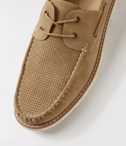UNCUT Casuals-Barnaby Brown Lace Up Flats
