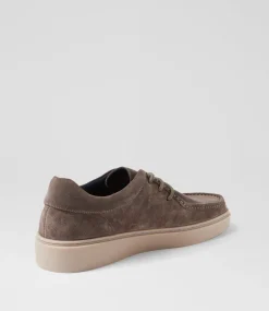COLORADO Casuals-Barris Maron Suede Lace Up Flats