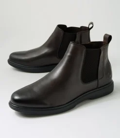 COLORADO Boots|Casuals-Bart Dark Brown Leather Chelsea Boots