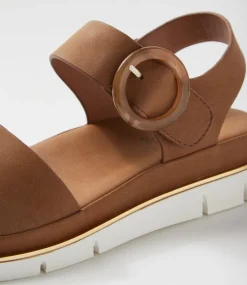 Women I LOVE BILLY Flats|Sandals-Beebeet Tan Sandals