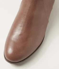 Women SUPERSOFT Boots|Comfort-Believes Coffee Leather Ankle Boots