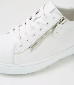 Women SUPERSOFT Comfort|Sneakers-Belliest White Leather Sneakers