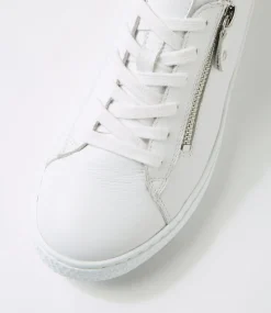 Women SUPERSOFT Comfort|Sneakers-Belliest White Leather Sneakers