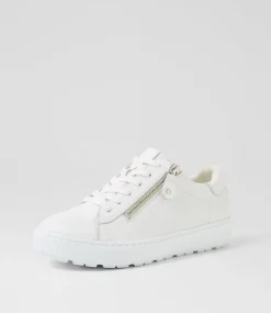 Women SUPERSOFT Comfort|Sneakers-Belliest White Leather Sneakers