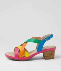 Women I LOVE BILLY Heels|Sandals-Berkon Bright Multi Sandals