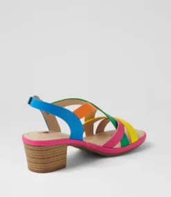 Women I LOVE BILLY Heels|Sandals-Berkon Bright Multi Sandals