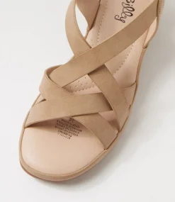 Women I LOVE BILLY Heels|Sandals-Berkon Light Taupe Sandals