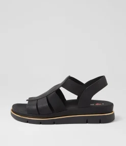 Women I LOVE BILLY Flats|Sandals-Berzek Black Sandals