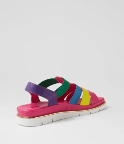 Women I LOVE BILLY Flats|Sandals-Berzek Bright Multi Sandals