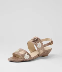 Women SUPERSOFT Comfort|Flats-Betthi Taupe Multi Synthetic Raffia Sandals