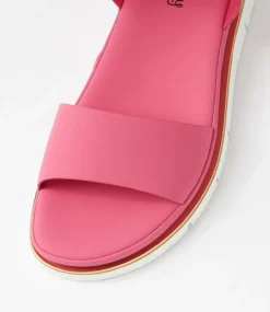 Women I LOVE BILLY Flats|Sandals-Billish Fuchsia Sandals