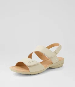 Women SUPERSOFT Comfort|Flats-Bills Almond Leather Sandals