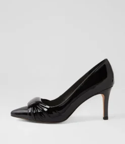 Women TOP END Dress|Heels-Bingley Black Patent Leather Pump Heels